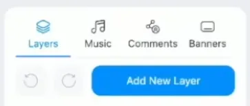 The Evmux Layers panel with the Add New Layer button