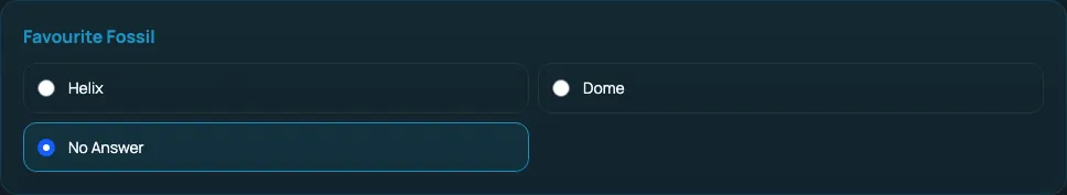 A Supertip poll as it appears to viewers on the Supertip page
