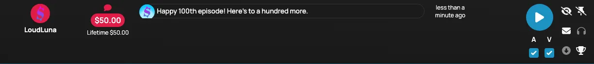 The action buttons shown next to a tip in the Creator Dashboard queue